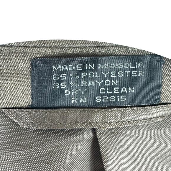 Massimo Collezioni NWOT Tan Lined Single Breasted Button Up Blazer Men's Sz 46R - Picture 8 of 9